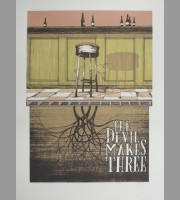 The Devil Makes Three: West Coast Tour Poster, 2012 Santora